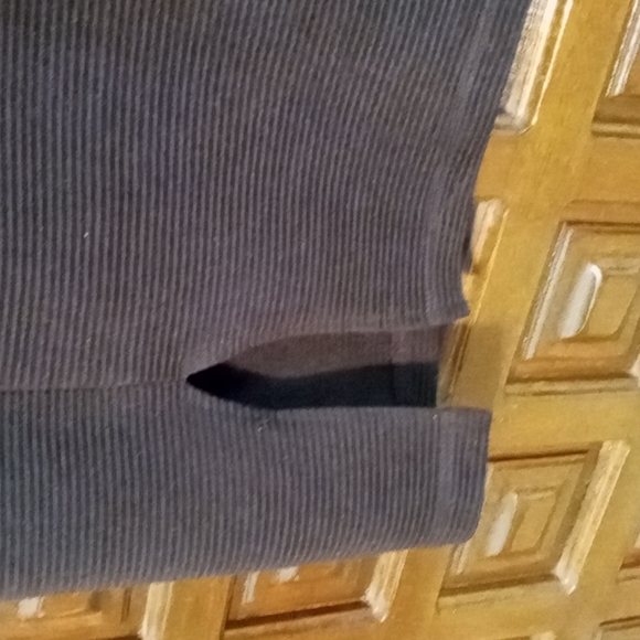 Black spandex rib skirt - Picture 3 of 4
